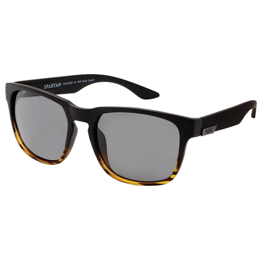 SIN | Spartan | Matte Raven To Tort - iKANDi Sunglasses
