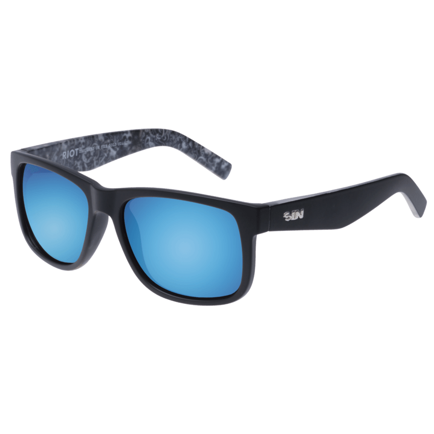 SIN | Riot | Matte Raven - iKANDi Sunglasses