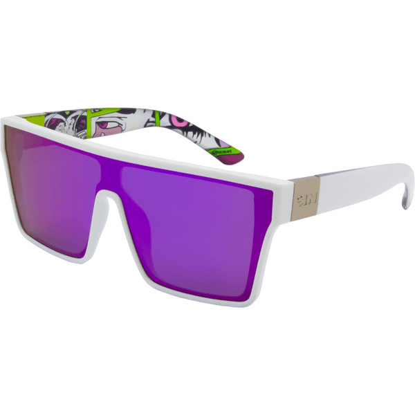 SIN | Loose Cannon | White - iKANDi Sunglasses