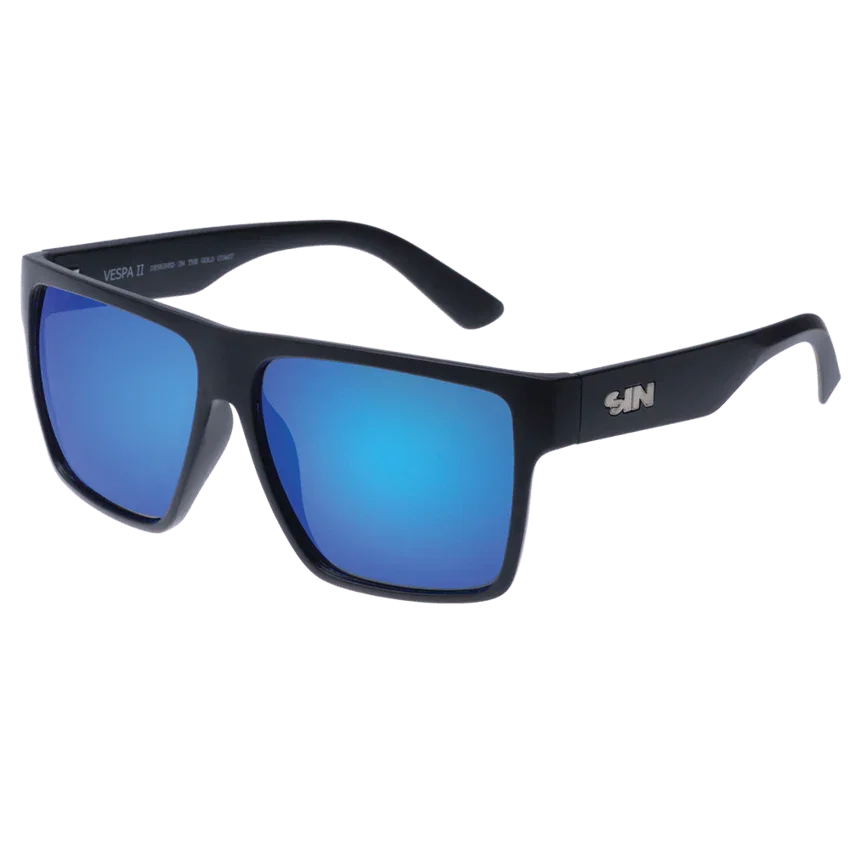 SIN | Vespa II | Matte Raven - iKANDi Sunglasses