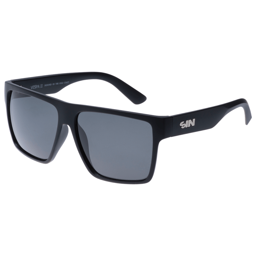 SIN | Vespa II | Matte Raven - iKANDi Sunglasses