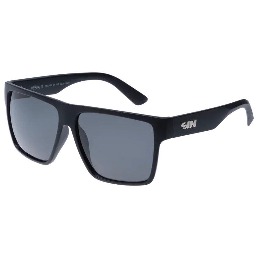 SIN | Vespa II | Matte Raven - iKANDi Sunglasses