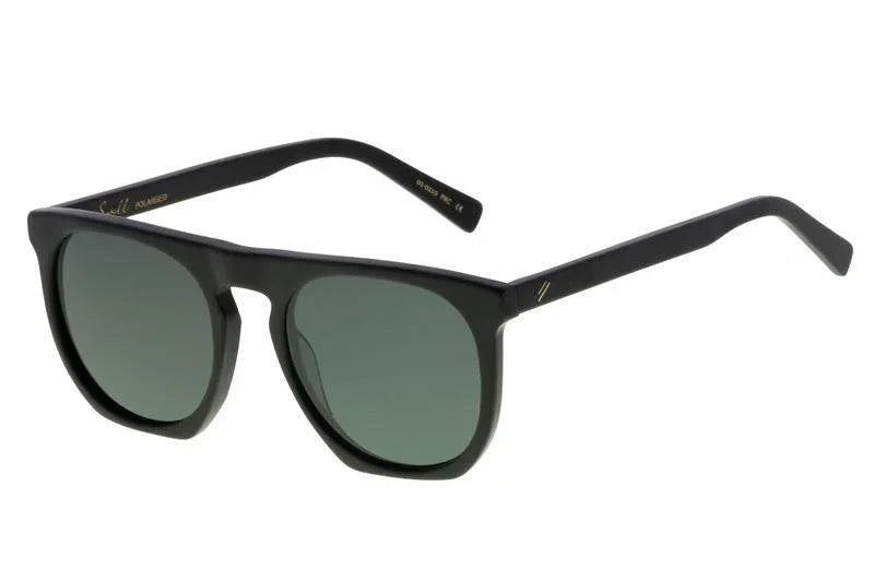 Bask | Swell | Matte Black - iKANDi Sunglasses