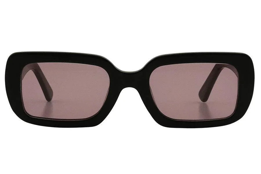 Bask | Sandy | Shiny Black - iKANDi Sunglasses