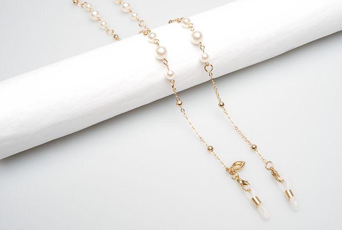 Gold Chain | White Pearl - iKANDi Sunglasses
