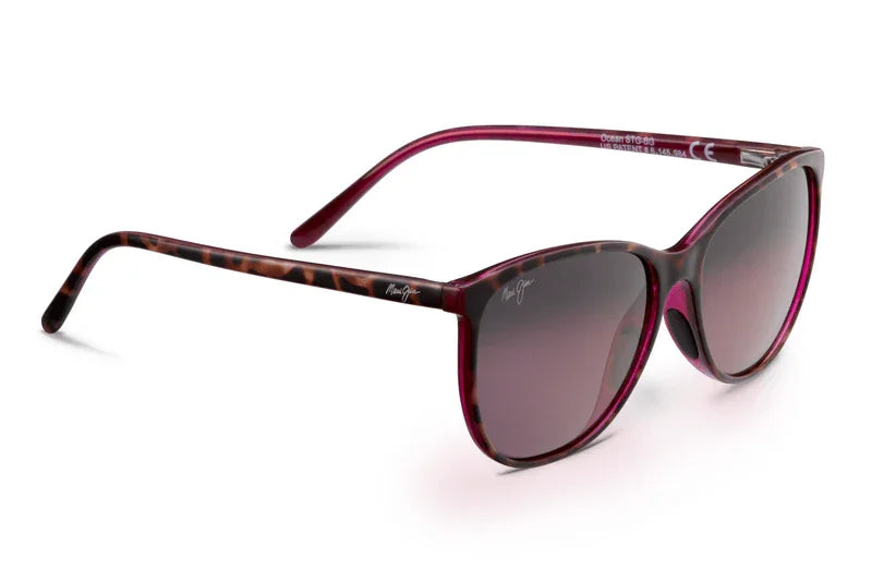 Maui Jim | Ocean | Tortoise With Raspberry - iKANDi Sunglasses