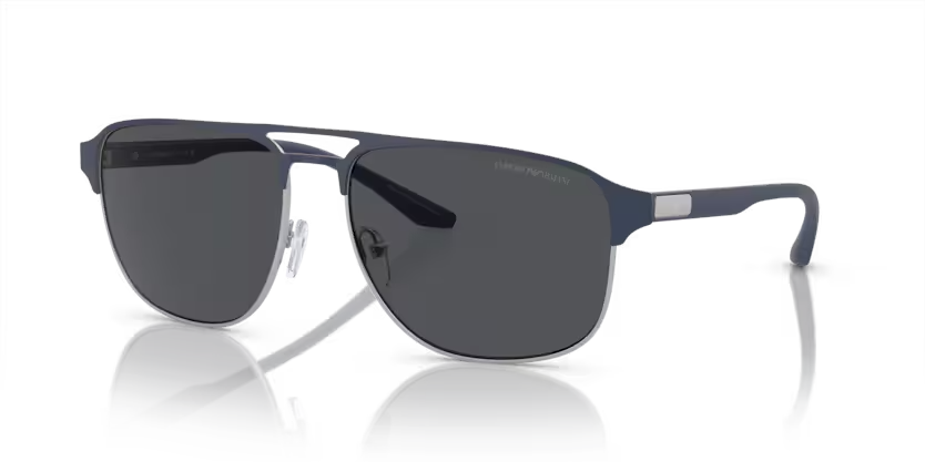EMPORIO ARMANI | 2144 | Matte silver/bluette