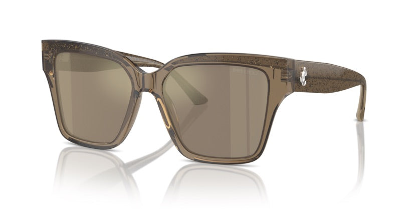 Jimmy Choo | 5003F | Transparent Brown Glitter