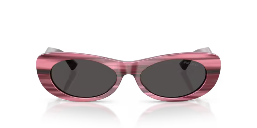 JIMMY CHOO | 5038BU | Striped cranberry