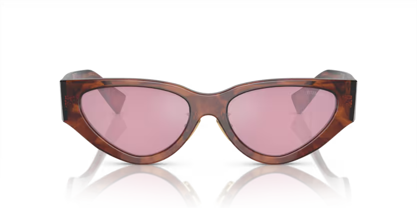 MIU MIU | 03ZS | Striped tobacco