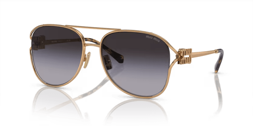 Miu Miu | 52ZS | Antique Gold - iKANDi Sunglasses