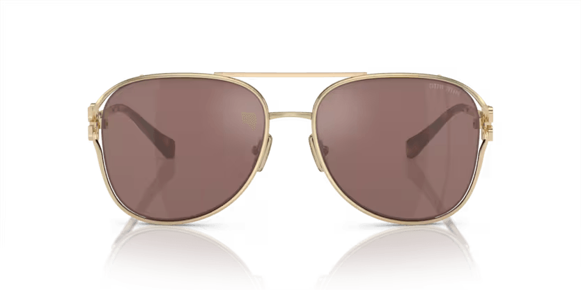Miu Miu | 52ZS | Pale Gold - iKANDi Sunglasses
