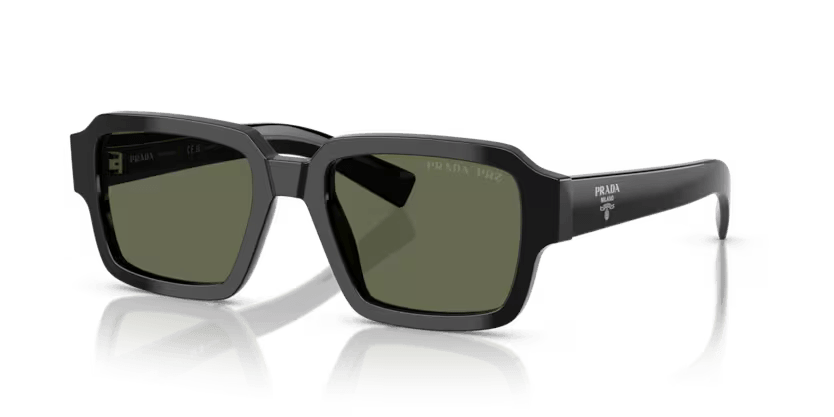 Prada | 02ZSF | Black Polarised - iKANDi Sunglasses