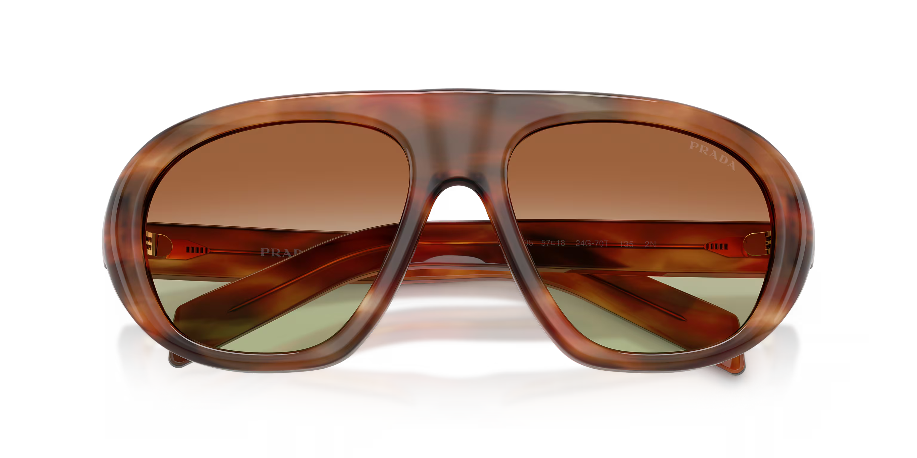 Prada | PRC05S | Stripped Oak Green/Brown