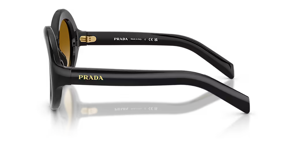 Prada | D08SU | Black / Yellow Gradient Light Brown