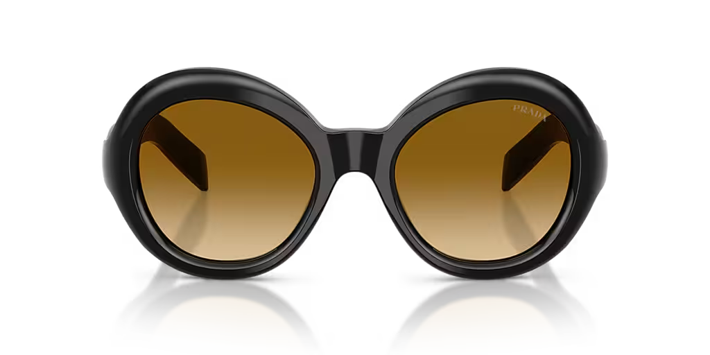 Prada | D08SU | Black / Yellow Gradient Light Brown