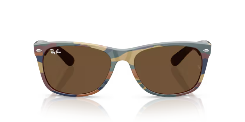 Ray-Ban | 2132 New Wayfarer | Brown & Blue Camuflage