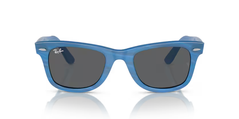 Ray-Ban | 2140 Wayfarer | Photo Striped Blue