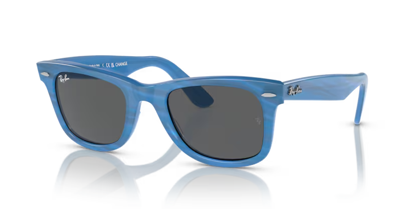 Ray-Ban | 2140 Wayfarer | Photo Striped Blue