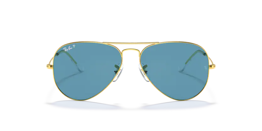 Ray-Ban | 3025 Aviator Large Metal | Gold & Blue