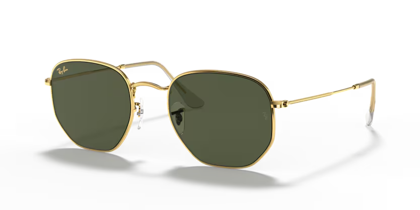 Ray-Ban | 3548 Hexagonal | Gold Non Polarized