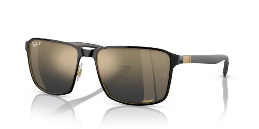 Ray-Ban | 3721CH | Black on Gold