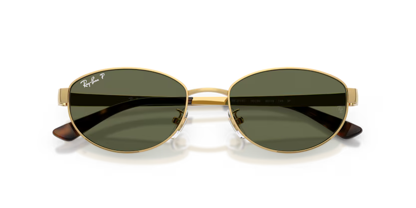 Ray-Ban | RB3774D | Arista Gold | Dark Green Polarised