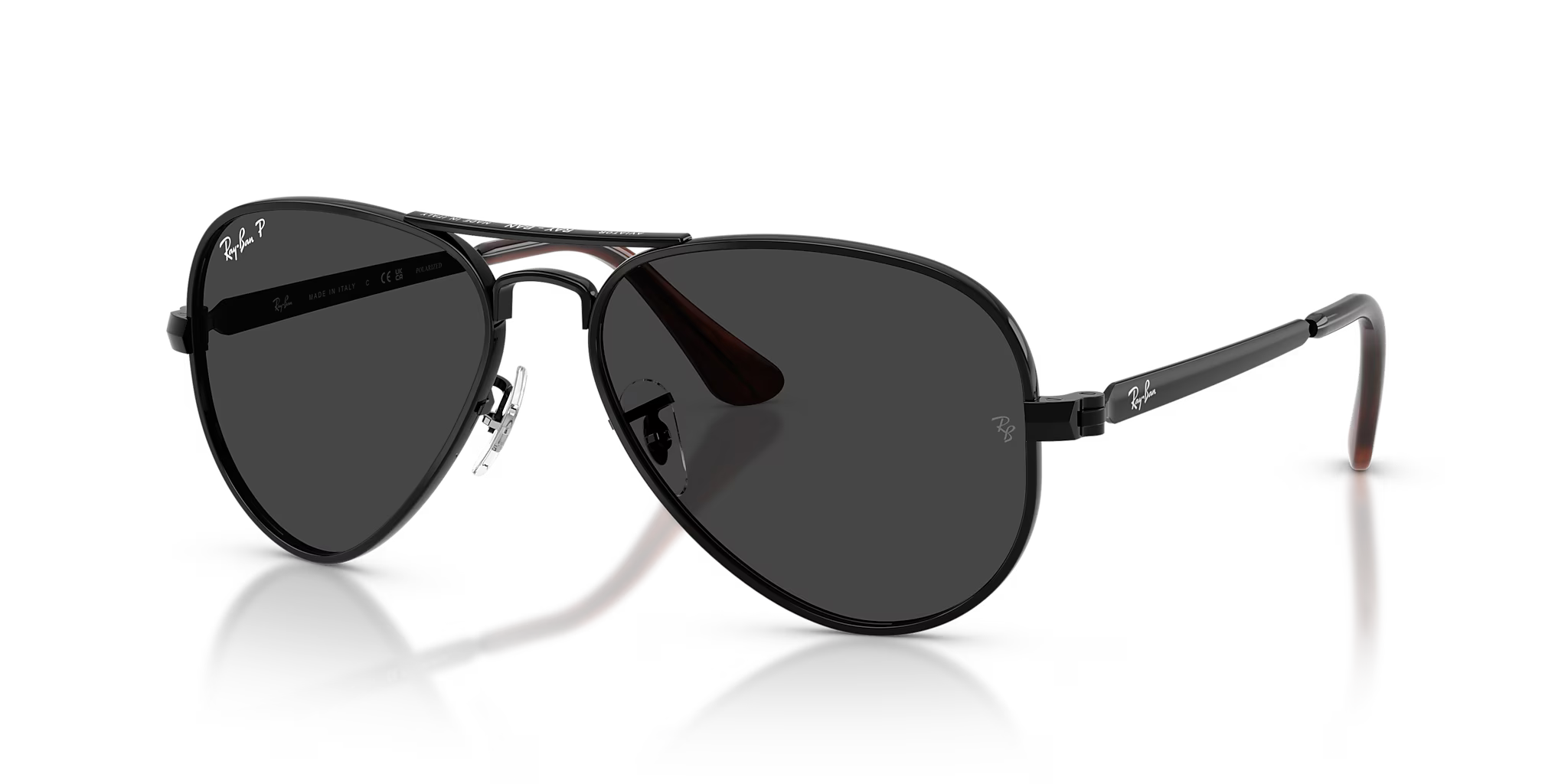 Ray-Ban | RB3925 Aviator Max | Black & Black Polarised