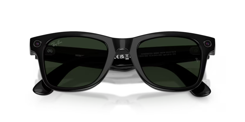 Ray-Ban Meta Gen 2 | RW4012 Wayfarer M | Black Graphite Green Transitions