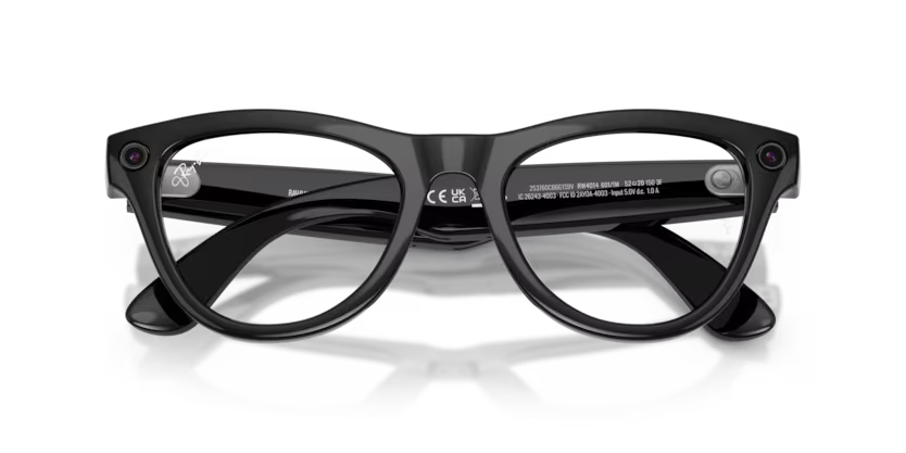 Ray-Ban Meta Gen 2 | RW4014 Skyler | Shiny Black Graphite Green Transitions