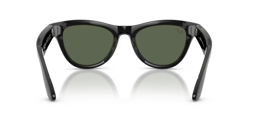 Ray-Ban Meta Gen 2 | RW4014 Skyler | Shiny Black G15 Green