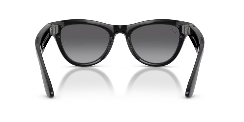 Ray-Ban Meta Gen 2 | RW4014 Skyler | Shiny Black Gradient Graphite Polarised