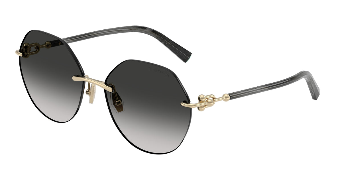 Tiffany & Co | TF3123 | Pale Gold Grey Gradient