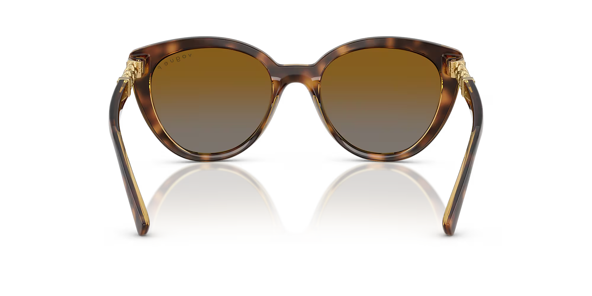 Vogue Eyewear | VO5634SB | Striped Dark Havana Grey Gradient Brown Polar