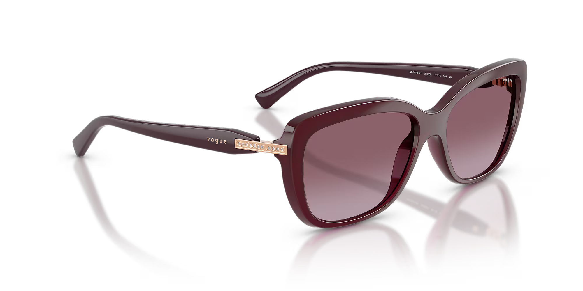 Vogue Eyewear | VO5678SB | Transparent Cherry Gradient Violet