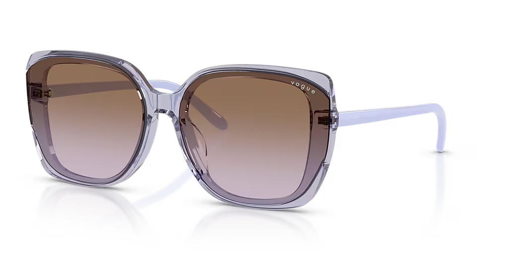 Vogue Eyewear | VO5684SD | Transparent Lilac Violet Gradient Brown