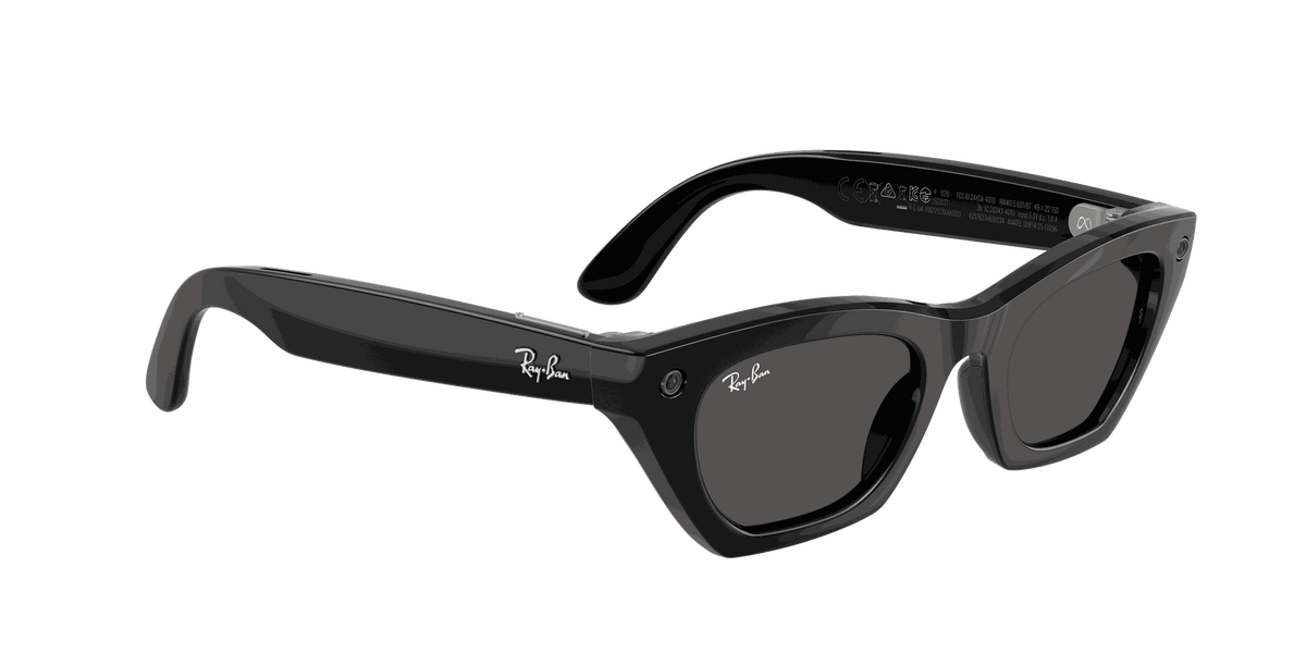 Ray-Ban Meta Gen 3 | RW4015 Zena | Shiny Black Grey