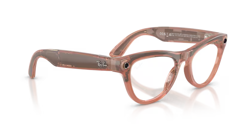 Ray- Ban Meta Gen 2 | RW4014 | Shiny Peach Transition Brown