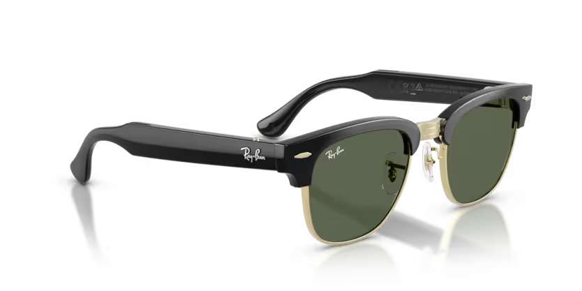 Ray-Ban Audio Meta Gen 3 | RW7004 Clubmaster | Shiny Black G15 Green