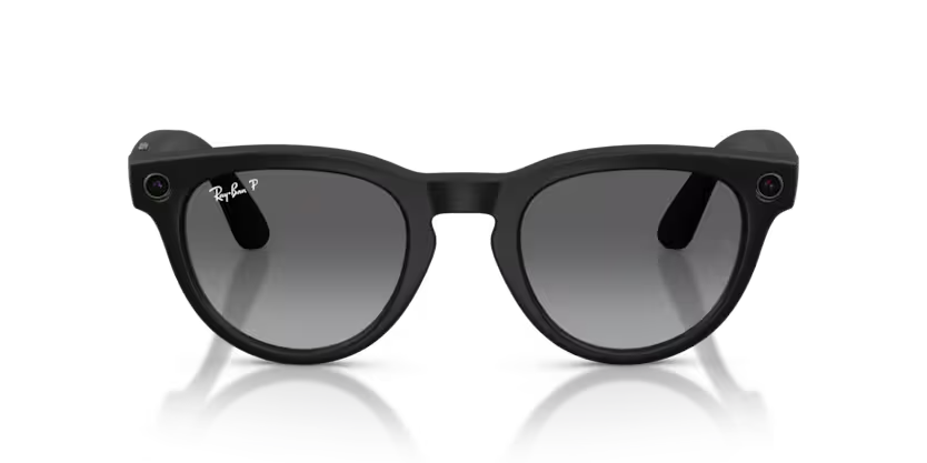 Ray-Ban Meta Gen 2 | RW4013 Headliner | Matte Black Gradient Graphite Polarised