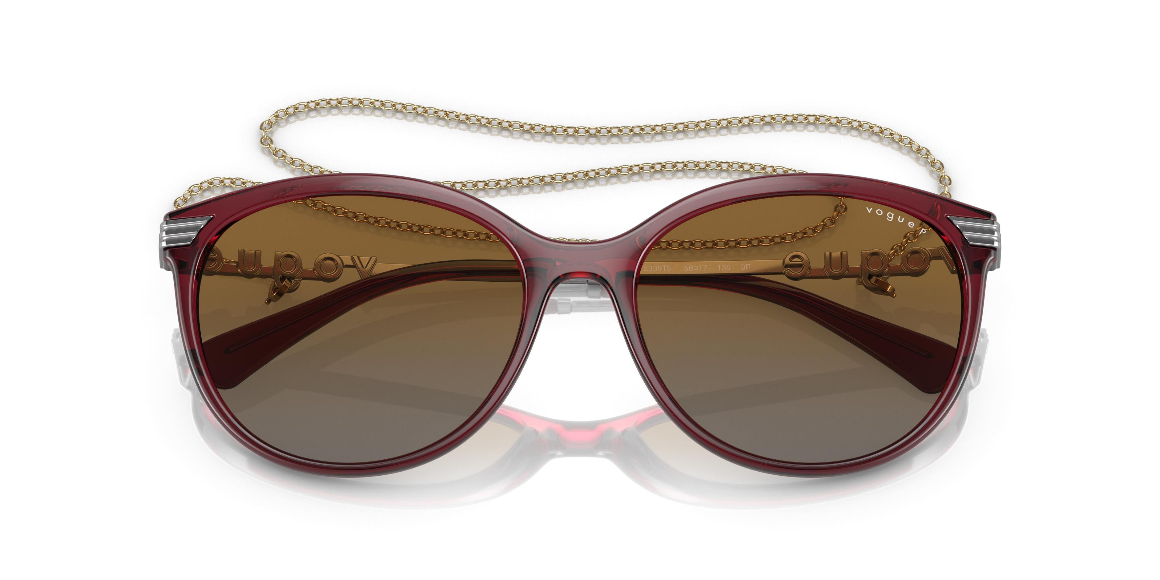 Vogue Eyewear | VO5460S | Transparent Opal Dark Red