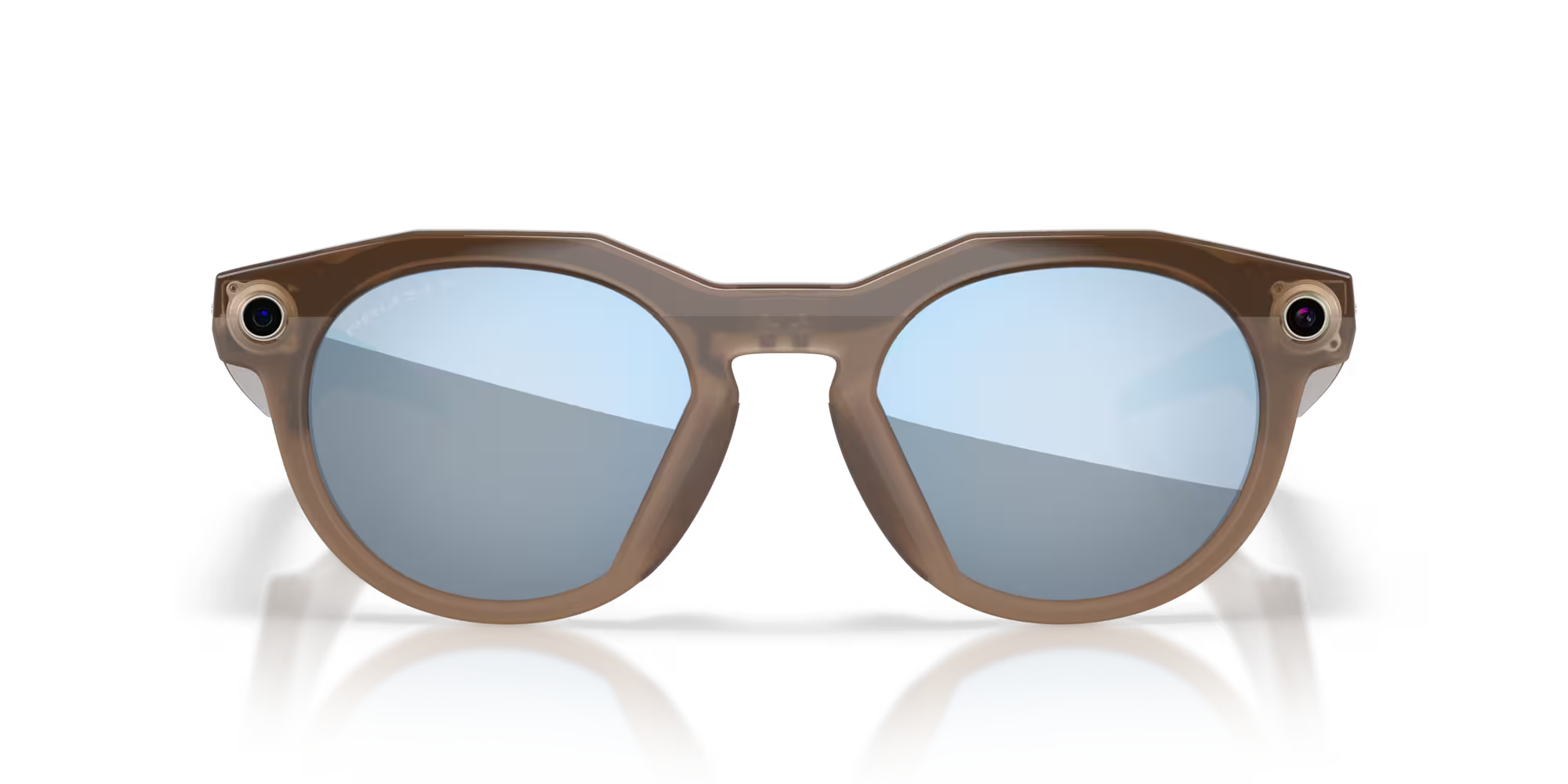 Oakley Meta HSTN PRIZM Deep Water Polarised Brown Frame Sunglasses