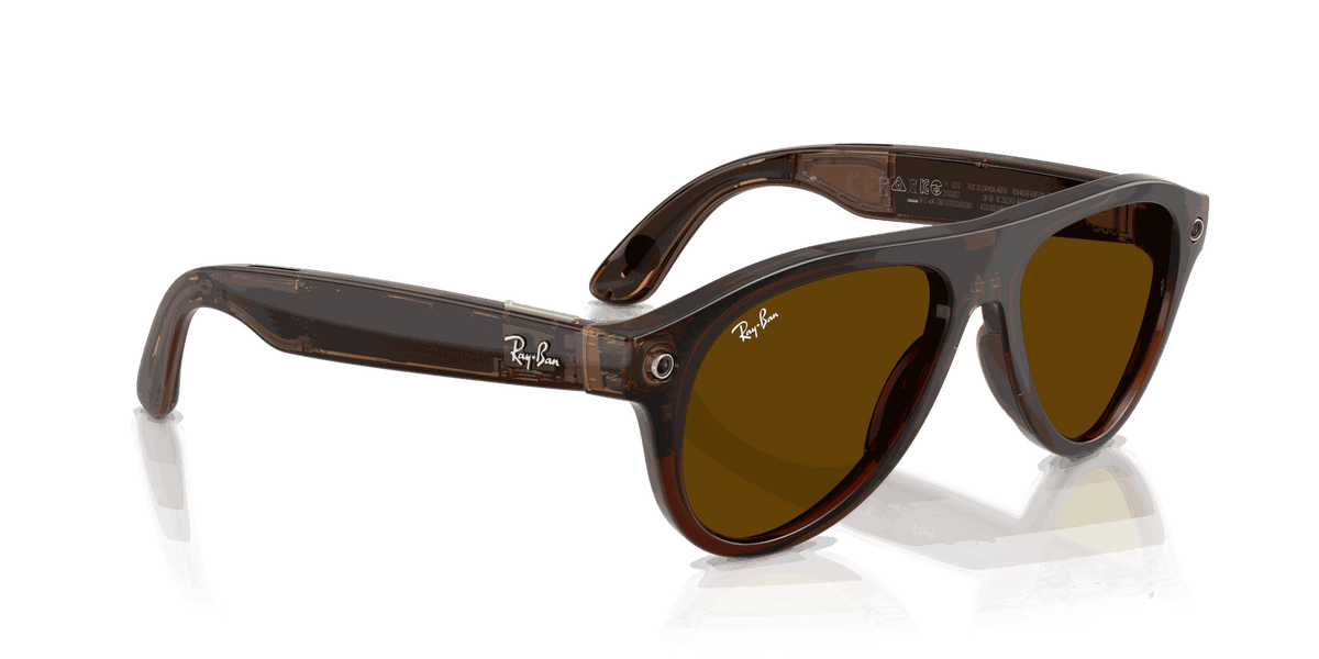 Ray-Ban Meta Gen 3 | RW4016 Aviator | Transp. Umber Transitions Jade