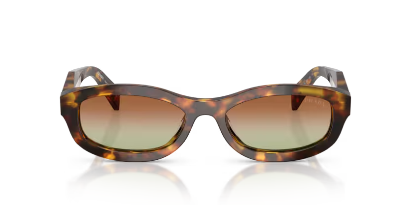 Prada | PRD24S | 14L70T | Honey Tortoise Green Brown