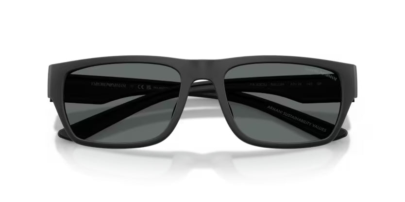 Emporio Armani | 4267U | Rubberized Matte Black Polarised