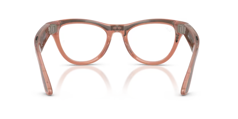 Ray- Ban Meta Gen 2 | RW4014 | Shiny Peach Transition Brown