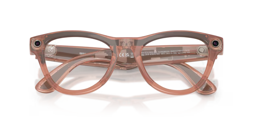 Ray- Ban Meta Gen 2 | RW4014 | Shiny Peach Transition Brown