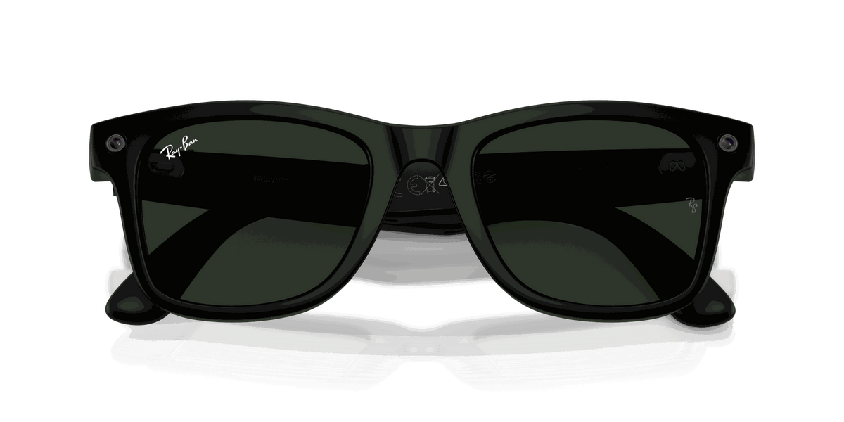 Ray-Ban Meta Gen 3 | RW4011 Wayfarer L | Matte Black Transitions Gen S Graphite Green