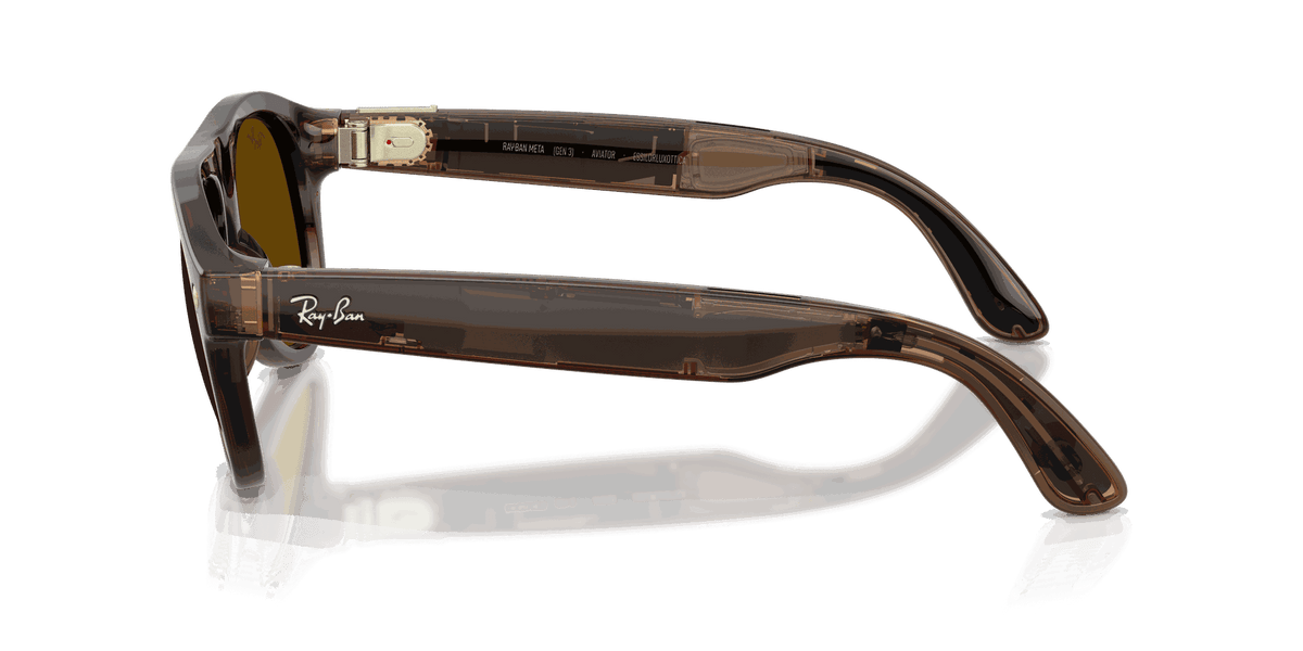 Ray-Ban Meta Gen 3 | RW4016 Aviator | Transp. Umber Transitions Jade
