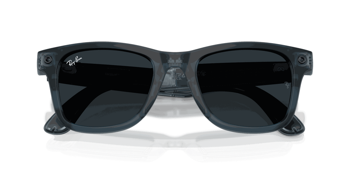 Ray-Ban Meta Gen 3 | RW4011 Wayfarer L | Tp. Mt. Ocean Blue Transitions Gen S Grey